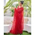 SIRIL Women's Piping & Sequence Embroidery Georgette Saree with Unstitched Blouse Piece